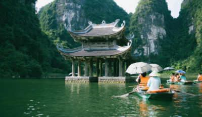 Scenic view of Halong Bay representing Vietnam's natural wonders and group tour experiences